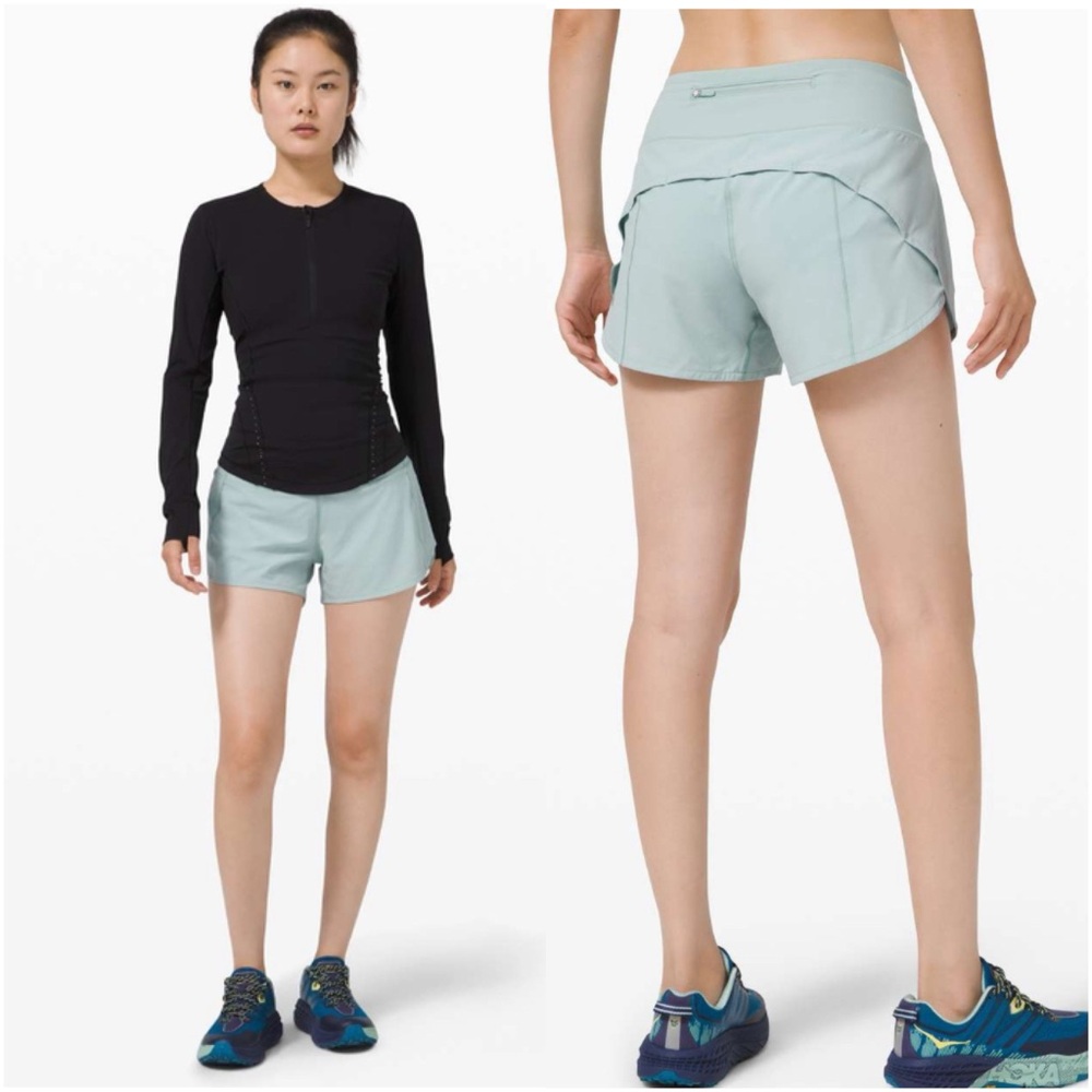 lululemon athletica Mint Green Athletic Shorts